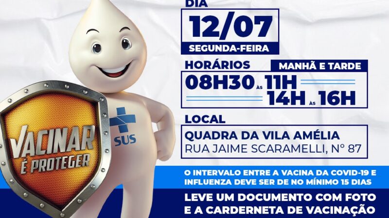 Prefeitura vacina portuários contra a gripe Influenza nesta segunda-feira (12)