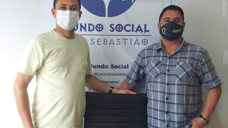 Bate papo com o Presidente do Fundo Social, Elias Rodrigues