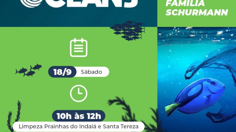 Ilhabela realiza Ação de Limpeza de Praia “Voz dos Oceanos” no próximo sábado (18/09)