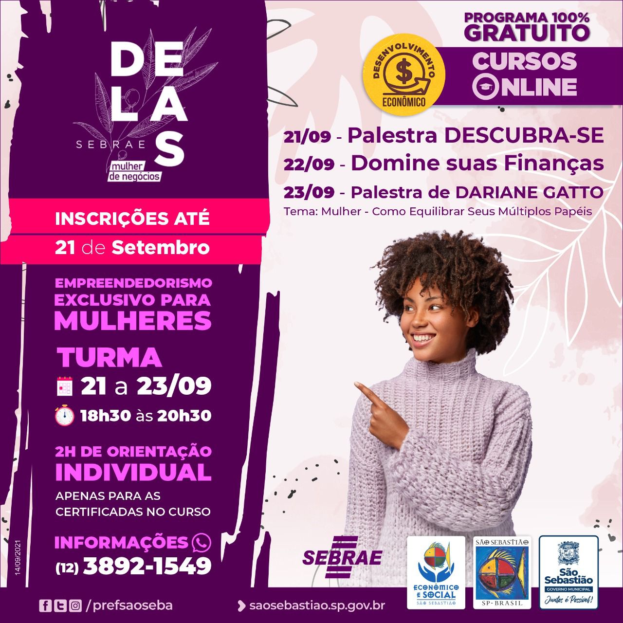 Prefeitura de São Sebastião promove curso de empreendedorismo exclusivo para mulheres