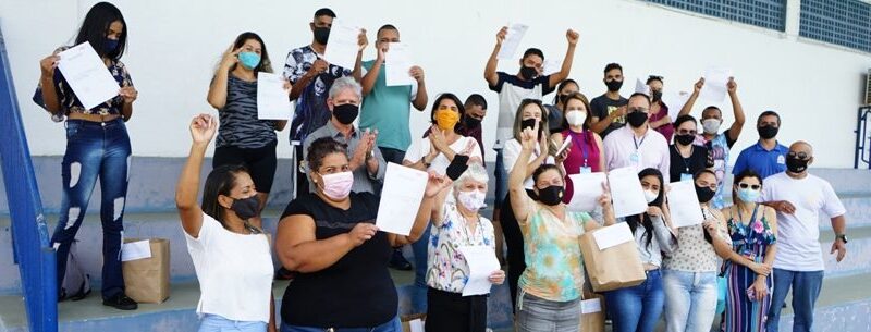 Moradores do Nova Caraguá II concluem curso de Barbeiro do SESI