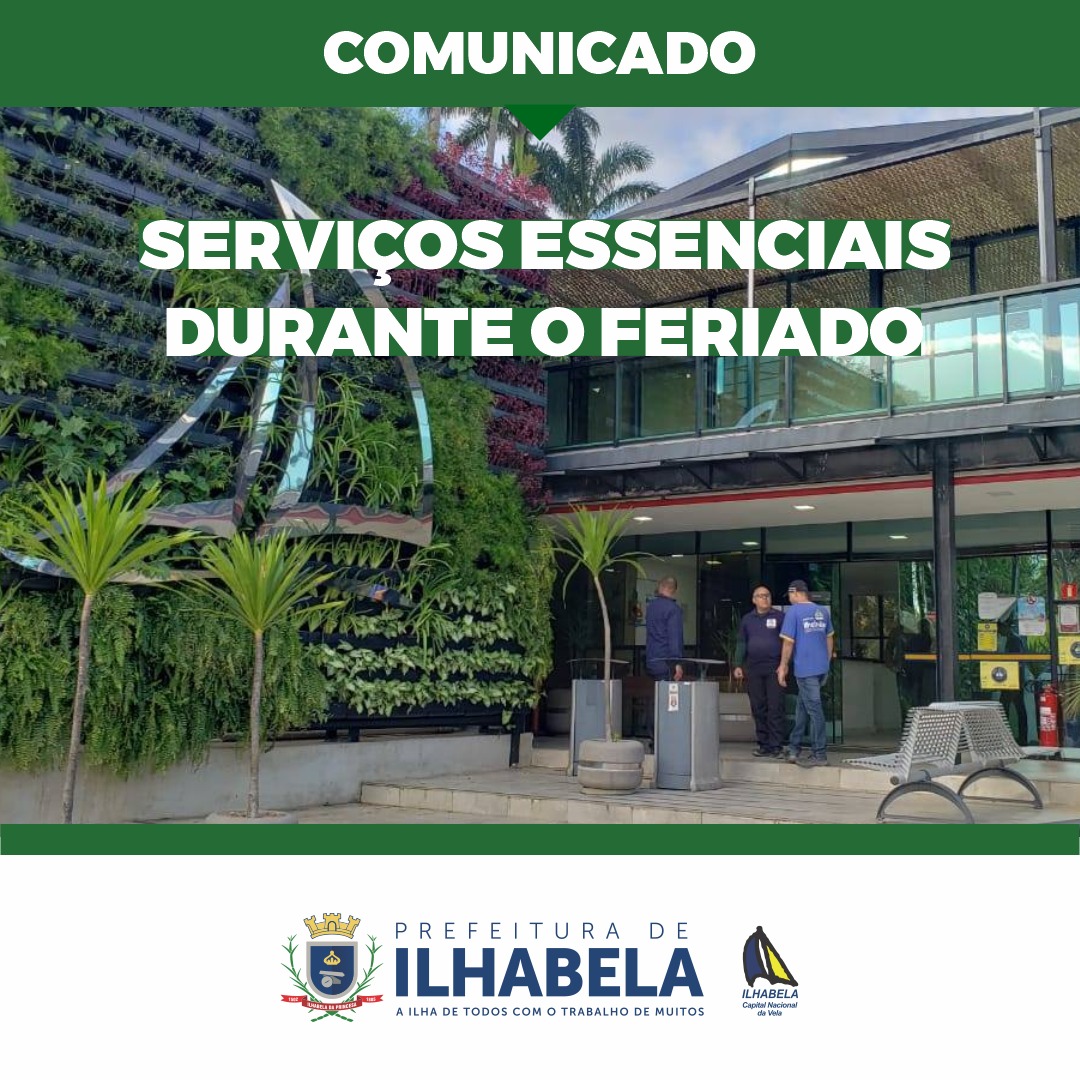 Prefeitura de Ilhabela informa: