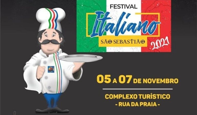 Convite Festival Italiano de São Sebastião 2021