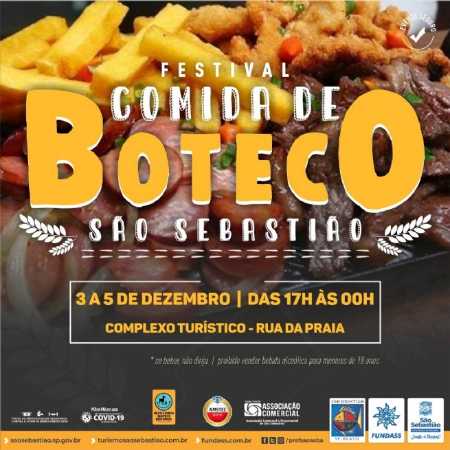 Festival Comida de Boteco inicia nesta sexta-feira (3) oferecendo diversas opções gastronômicas
