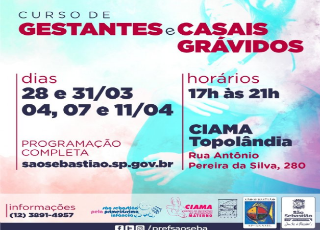Prefeitura abre inscrições para Curso de Gestantes e Casais Grávidos