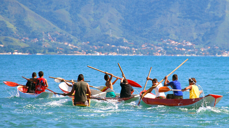 A tradicional corrida de Canoa Caiçara “Seu Américo” é neste final de semana