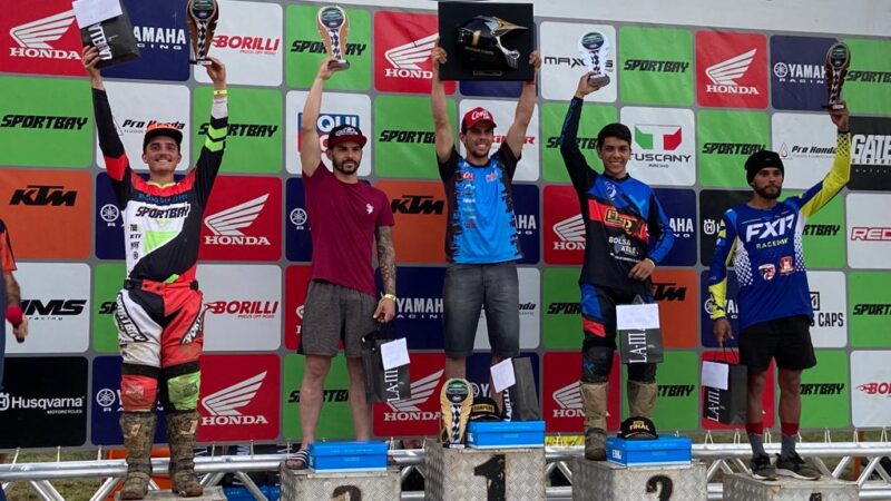 Piloto de Ilhabela é vice-campeão do Brasileiro de Motocross 2022
