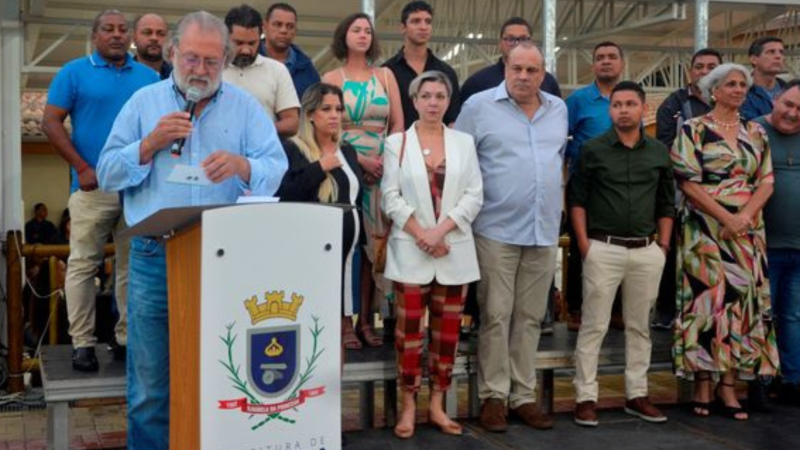 Inauguração da 1ª escola Cívico do Litoral Norte Paulista.