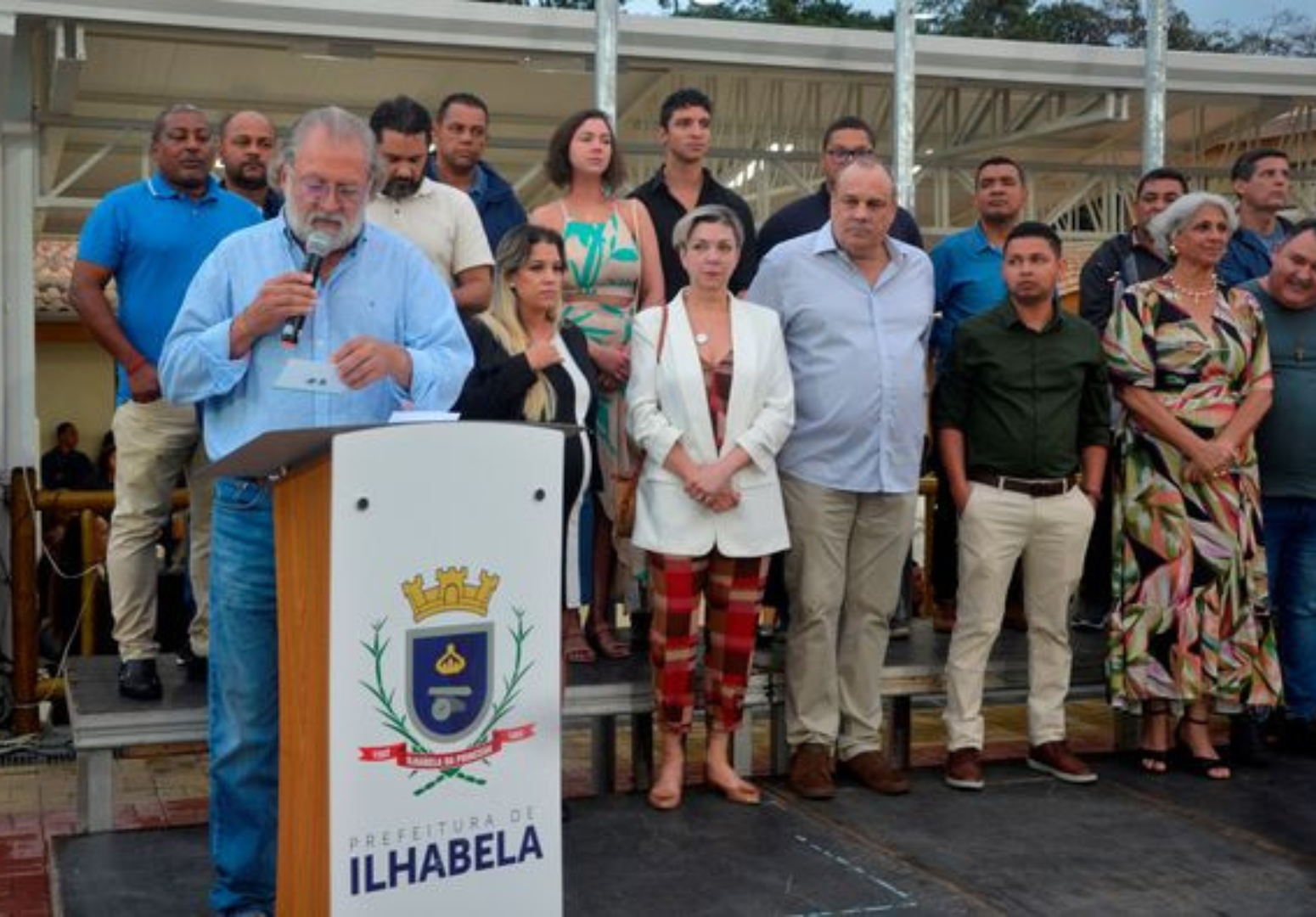 Inauguração da 1ª escola Cívico do Litoral Norte Paulista.