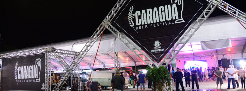 o 5º Caraguá Beer Festival entre os dias 12 e 16 de Outubro