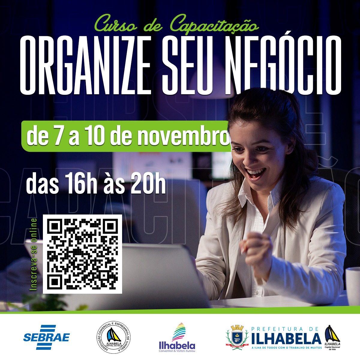 Sebrae abre inscrições para novo curso na área do empreendedorismo em Ilhabela