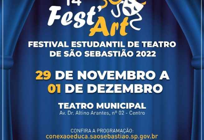 14ª edição do Festival Estudantil de Teatro de São Sebastião (FestArt)