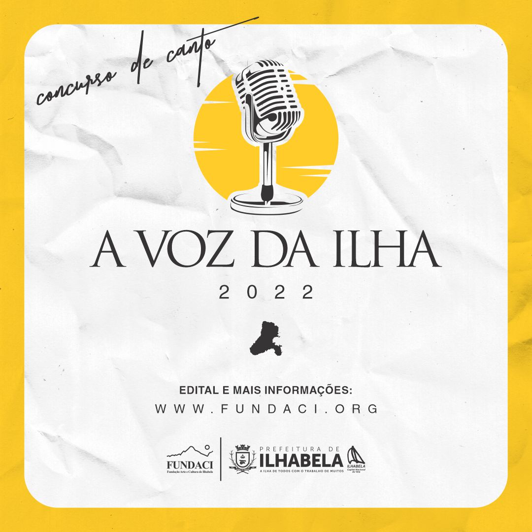 “A voz da Ilha” é o 1° Concurso de Canto de Ilhabela