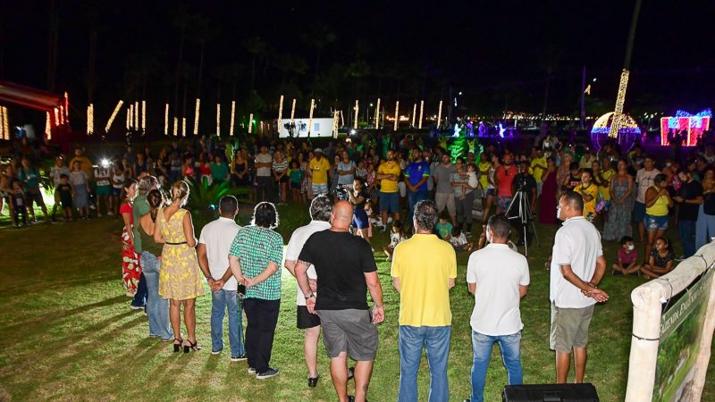 Abertura do “Natal Luz no Parque Fazenda Engenho D’Água em Ilhabela