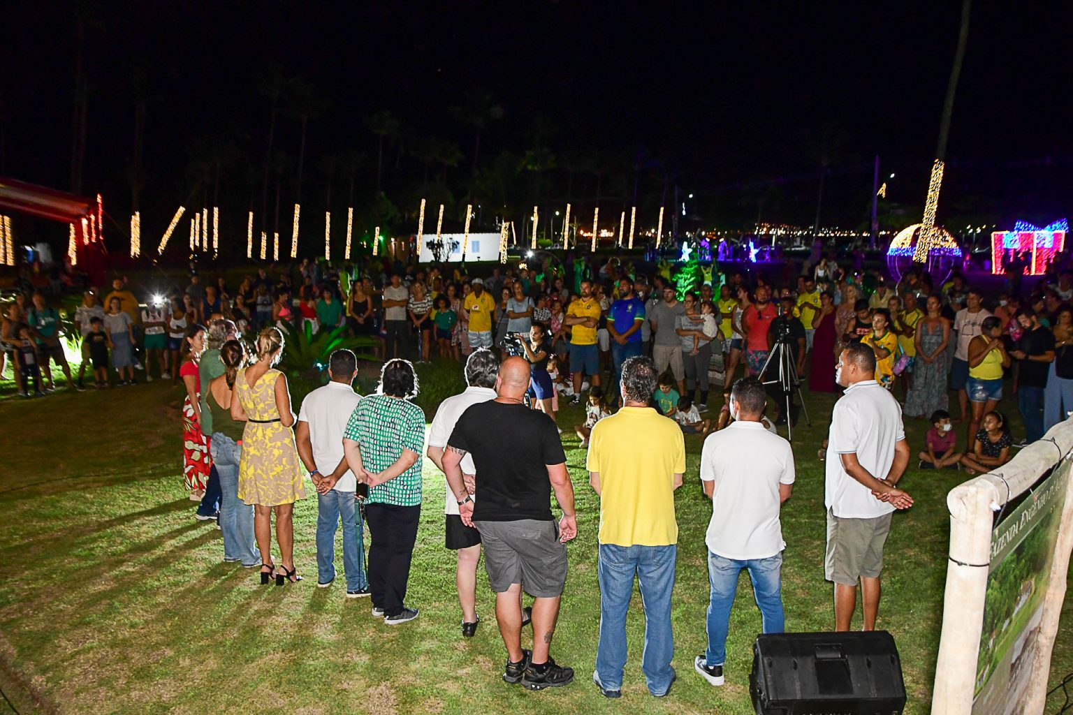 Abertura do “Natal Luz no Parque Fazenda Engenho D’Água em Ilhabela
