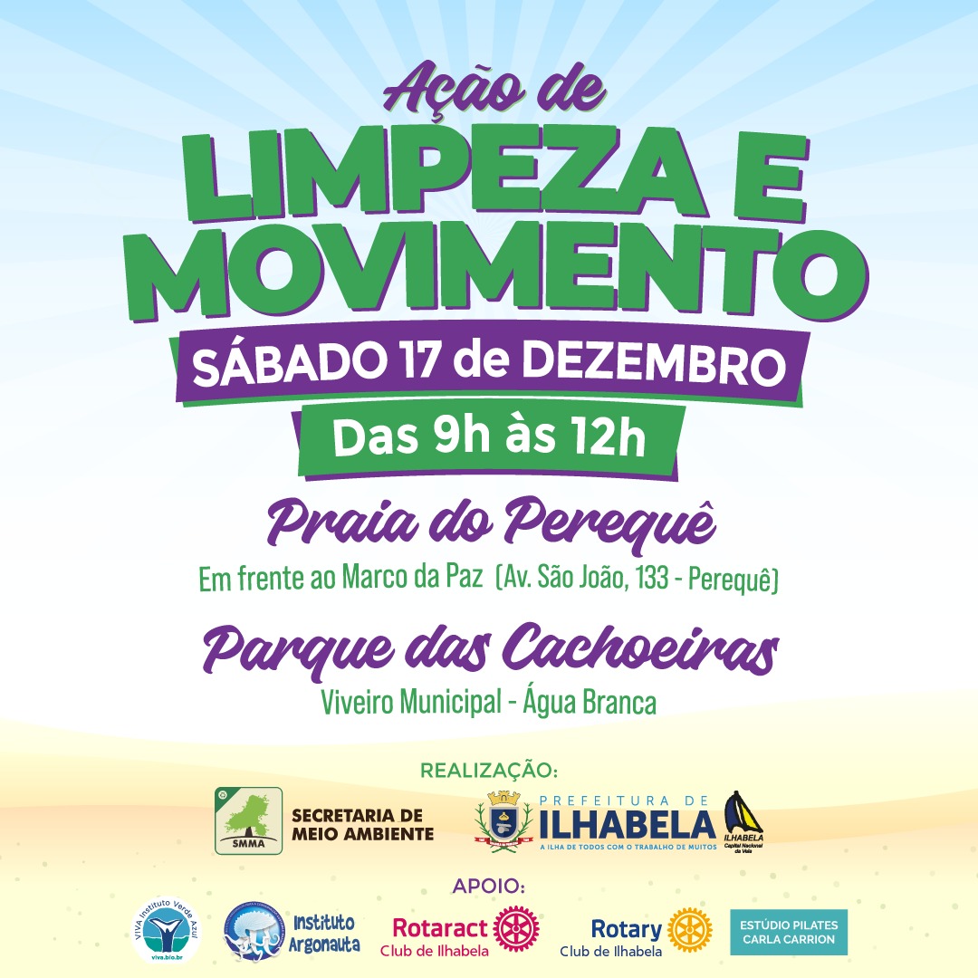 Confira a programação: