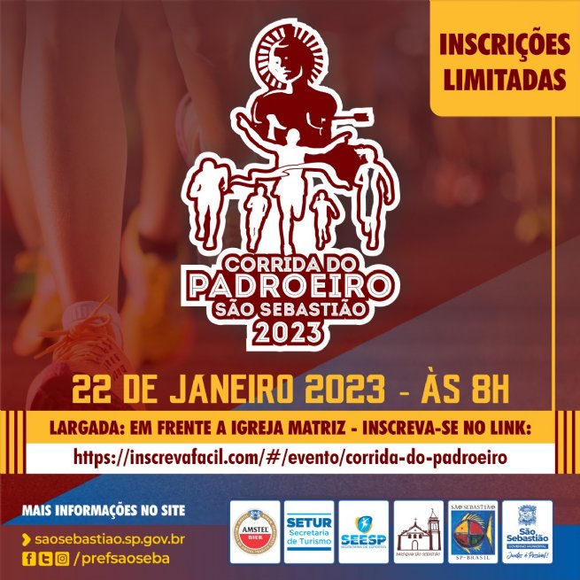 Faça a sua inscrição para a “Corrida do Padroeiro”!