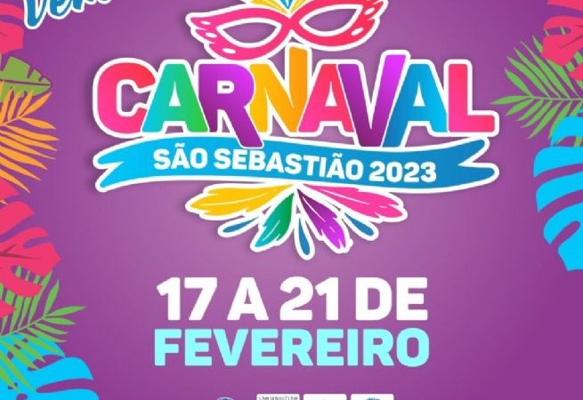 São Sebastião realizará extensa programação do Carnaval 2023