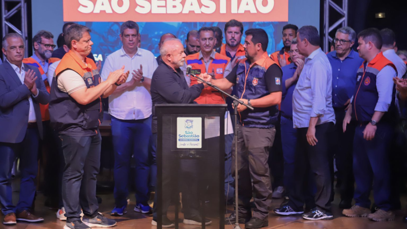 Esforços em conjunto entre os governos federal, estadual e municipal para recuperar os estragos causados pelas fortes chuvas em São Sebastião