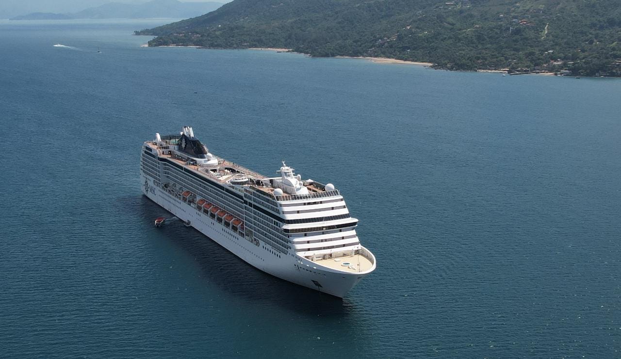 Na próxima segunda-feira, Ilhabela terá escala extra do navio MSC Música