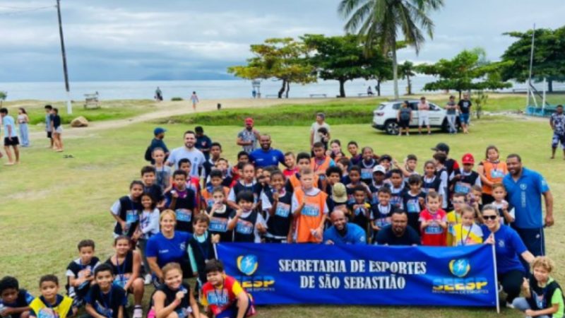 Corrida Kids da Enseada em São Sebastião bate record de participação, segundo a prefeitura
