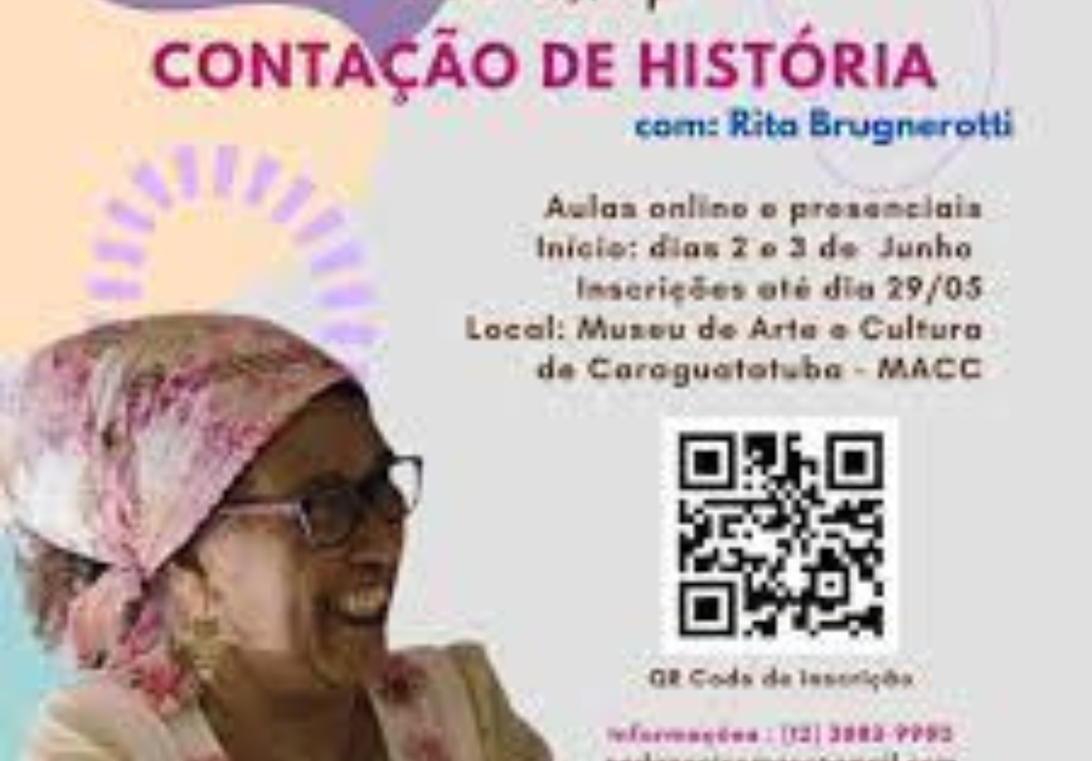Workshop de Contação de História com Rita Brugnerotti é promovido pela Fundacc