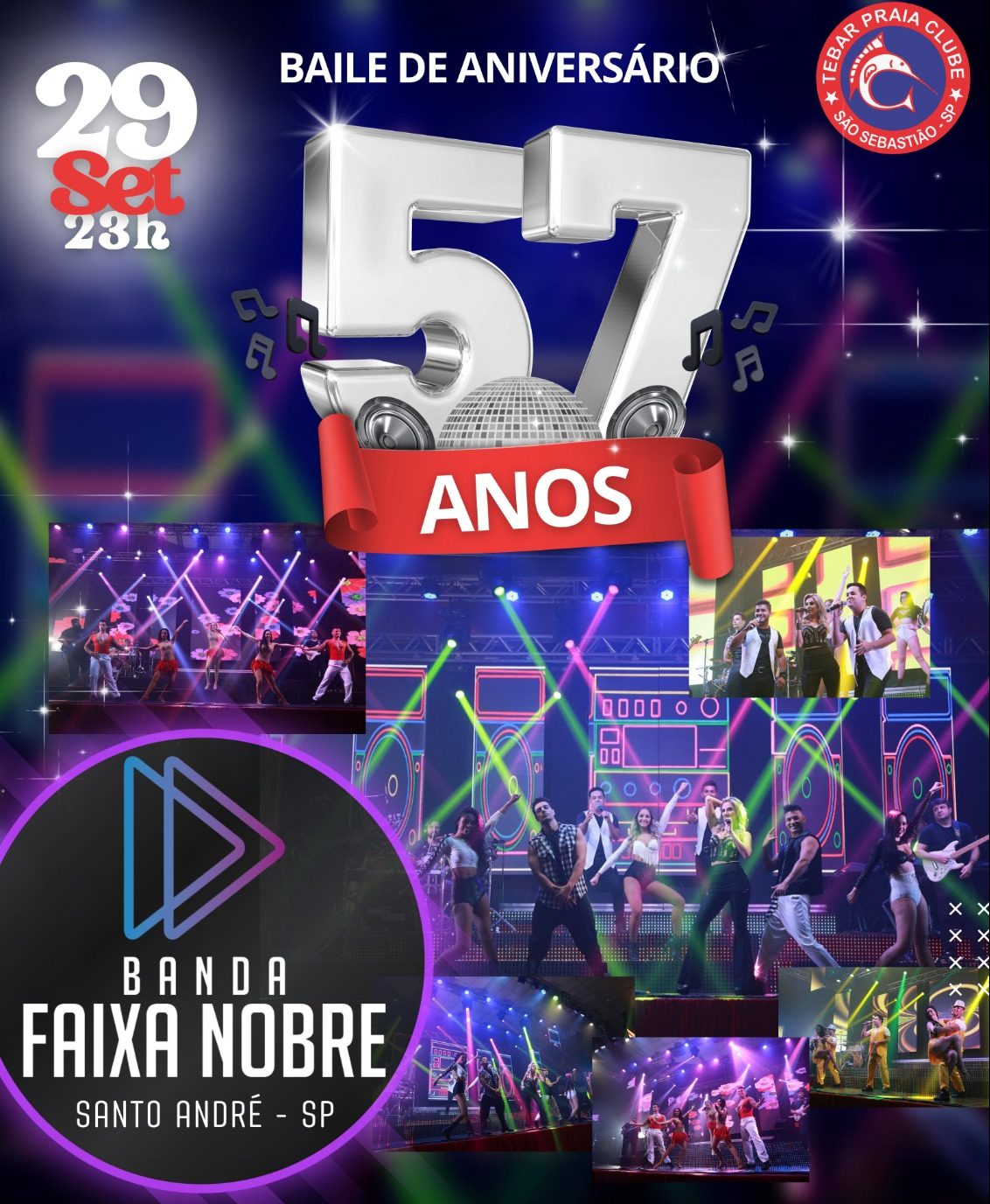 Baile de aniversário do Tebar Praia Clube
