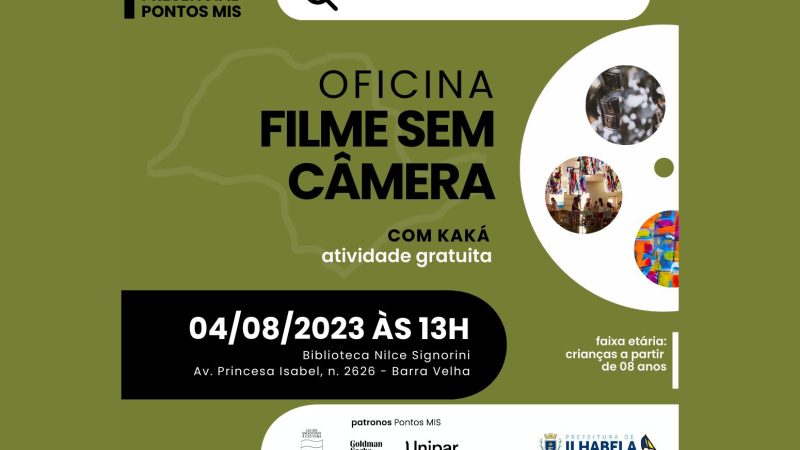 Pontos Mis de Ilhabela promove oficina “Filme sem Câmera”