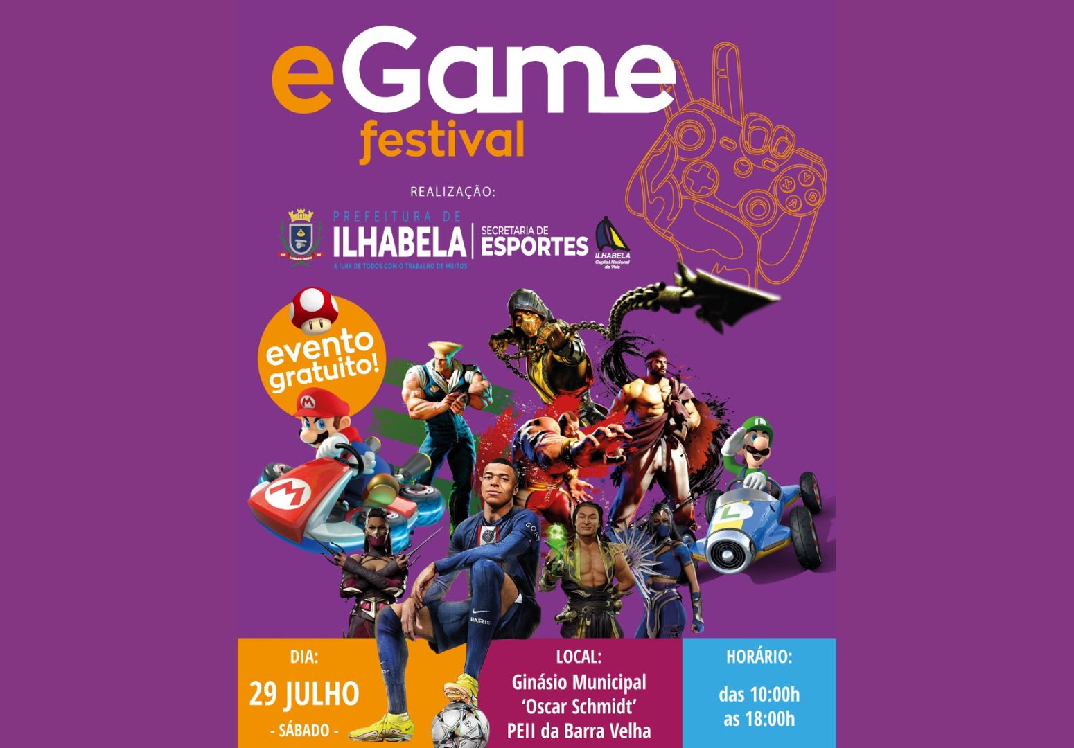 Prefeitura de Ilhabela realiza o primeiro “eGame festival”
