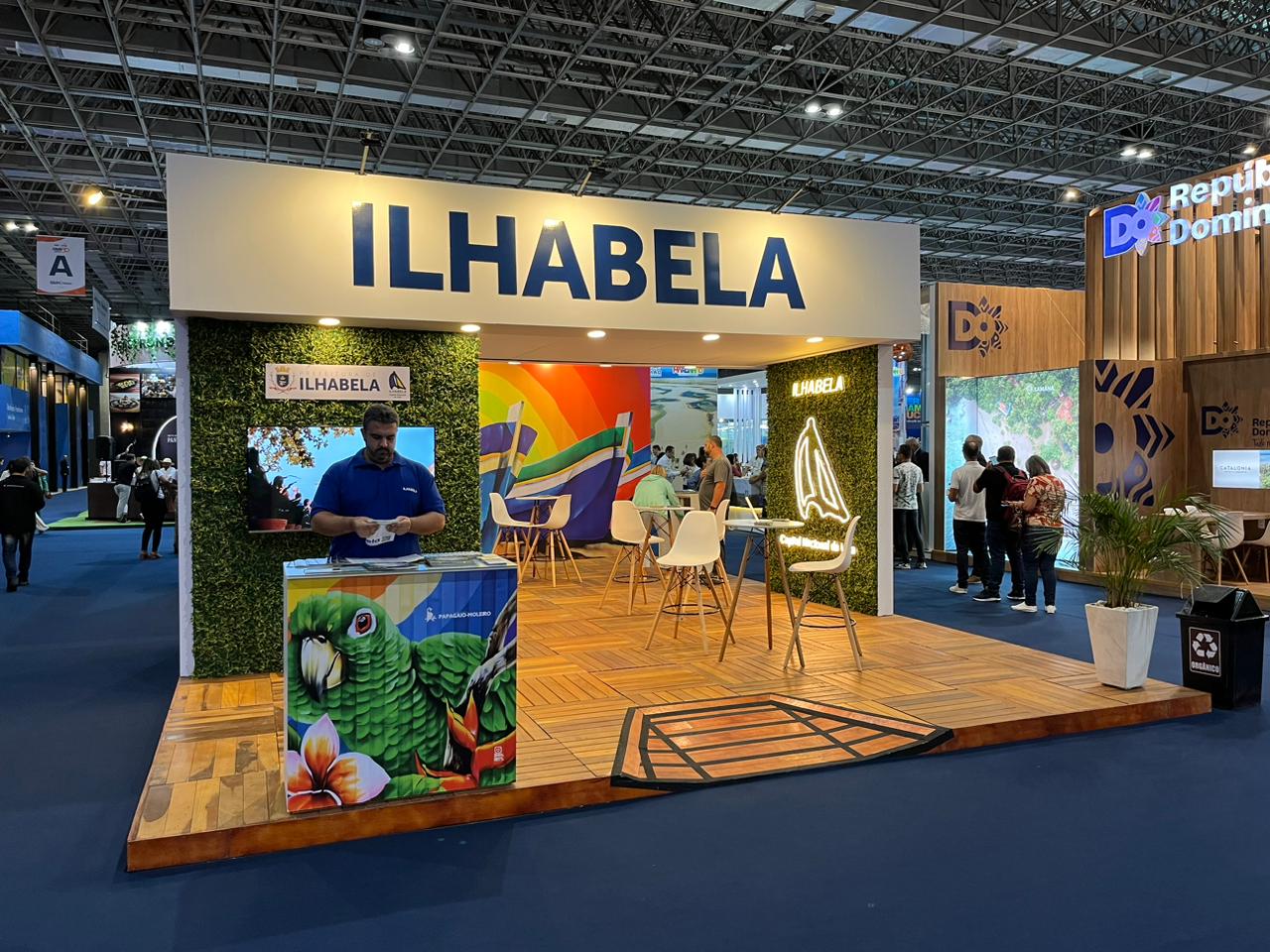 Ilhabela destaca potencial turístico na ABAV Expo 2023 no Rio de Janeiro