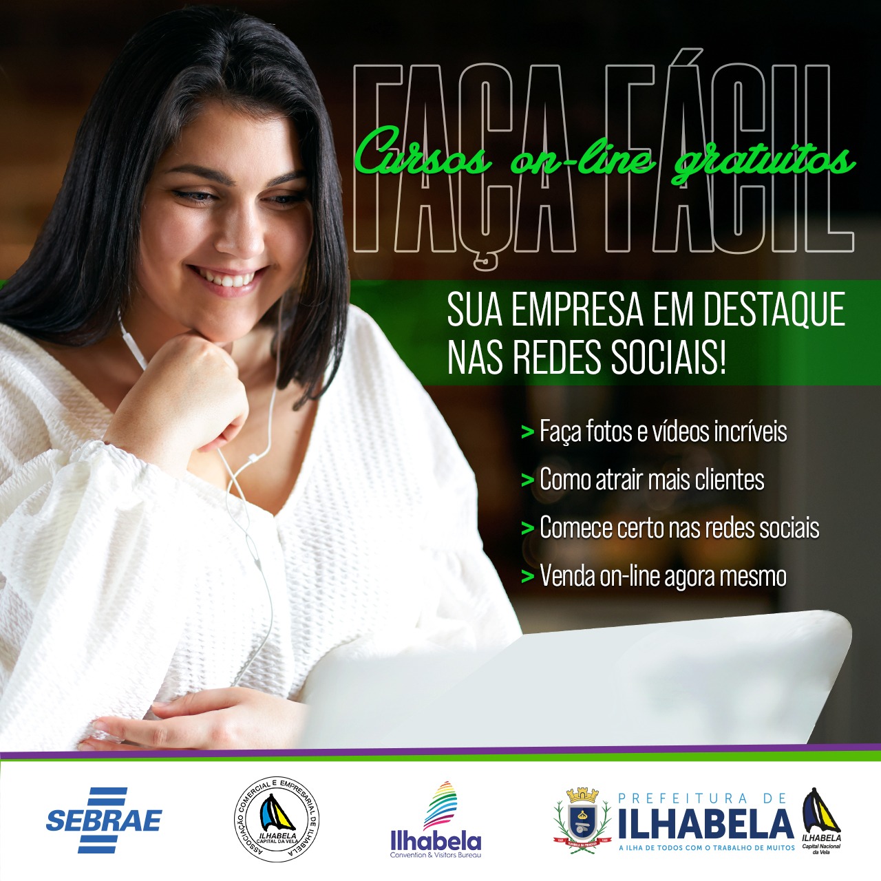 Cursos de capacitação para Empreendedores locais em Ilhabela