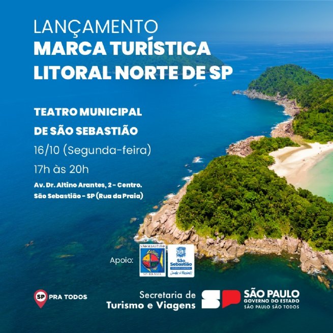 São Sebastião recebe evento de lançamento da nova marca turística do LN