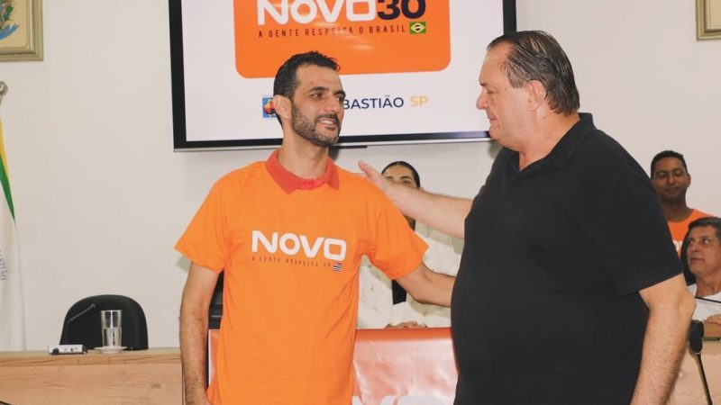 Partido NOVO faz evento de filiação em São Sebastião e confirma Diogo Nascimento como pré-candidato a prefeito