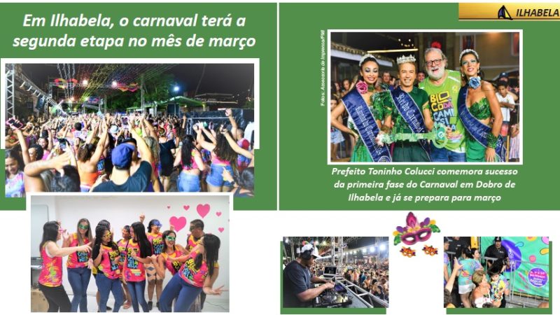 Carnaval em dobro na Ilhabela