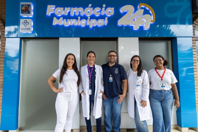 Vice-Prefeito Reinaldinho Moreira inaugura a primeira Farmácia Municipal Popular 24 horas em São Sebastião