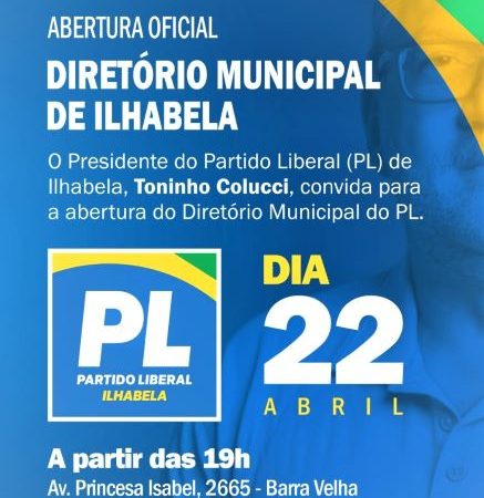 Inauguração do Diretório do PL em Ilhabela