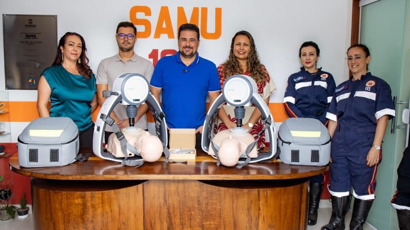 Samu de São Sebastião é contemplado com seis máquinas de compressão torácica para atendimento de emergência