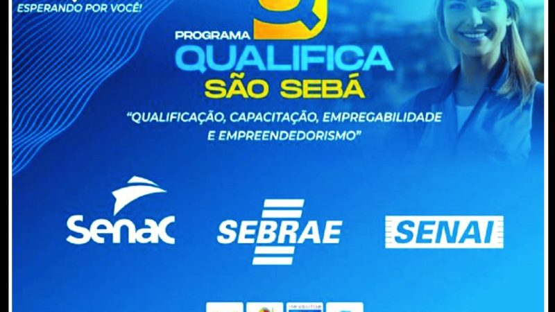 Programa Qualifica São Sebá está com inscrições abertas