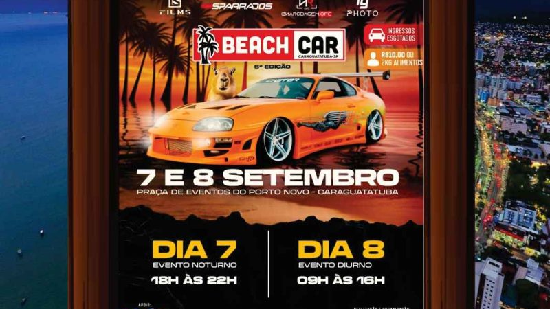 Caraguatatuba recebe Beach Car neste final de semana