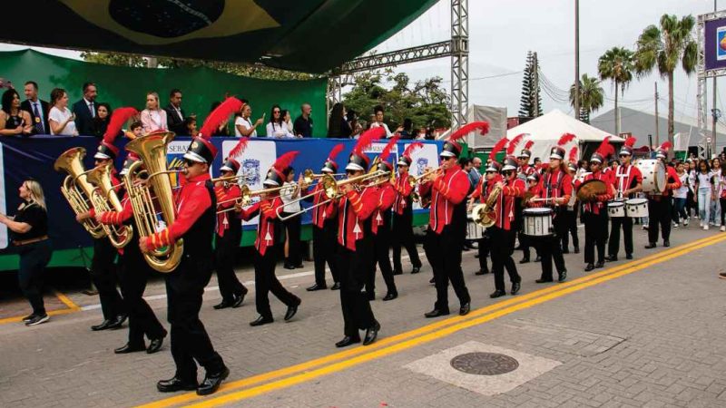 Tradicional Desfile de 7 de Setembro marca comemorações cívicas em São Sebastião