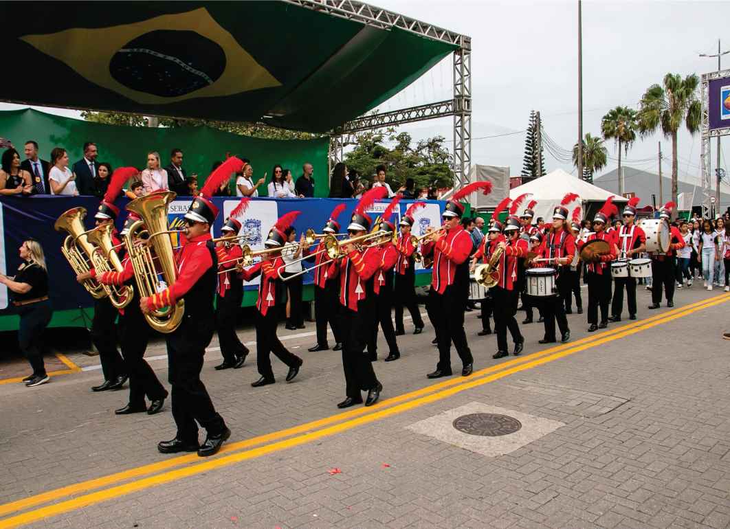 Tradicional Desfile de 7 de Setembro marca comemorações cívicas em São Sebastião