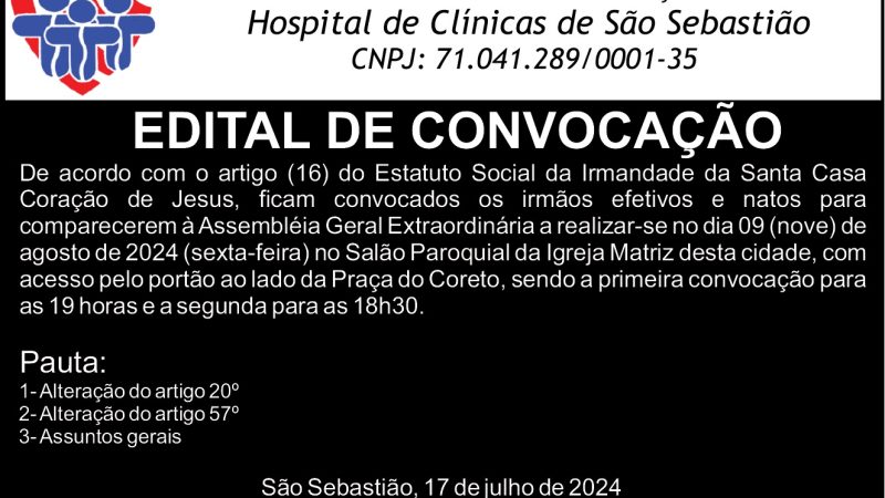 Edital de Convocação