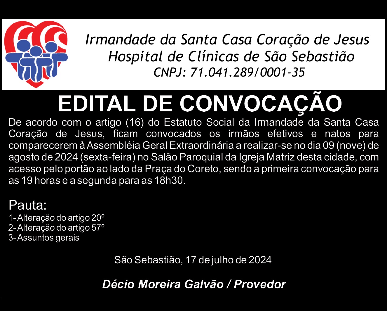 Edital de Convocação
