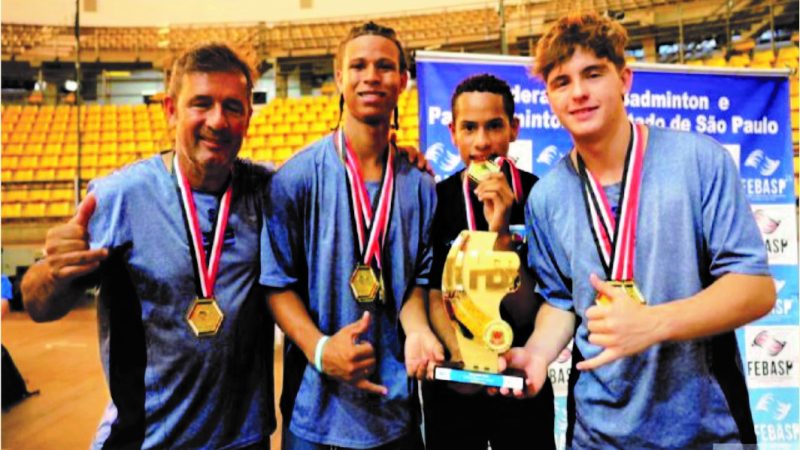 Badminton de São Sebastião é ouro!