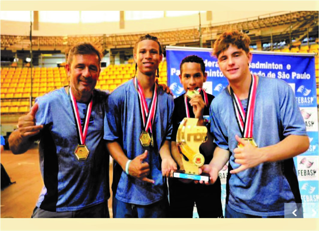 Badminton de São Sebastião é ouro!