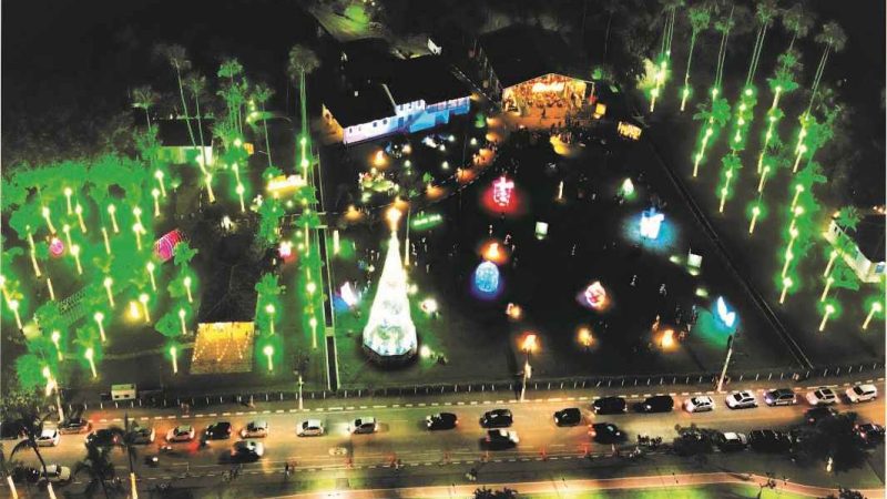 Mais de 40 mil pessoas visitam o 3° Natal Luz de Ilhabela