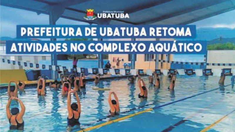 Prefeitura de Ubatuba retoma atividades na Piscina Municipal