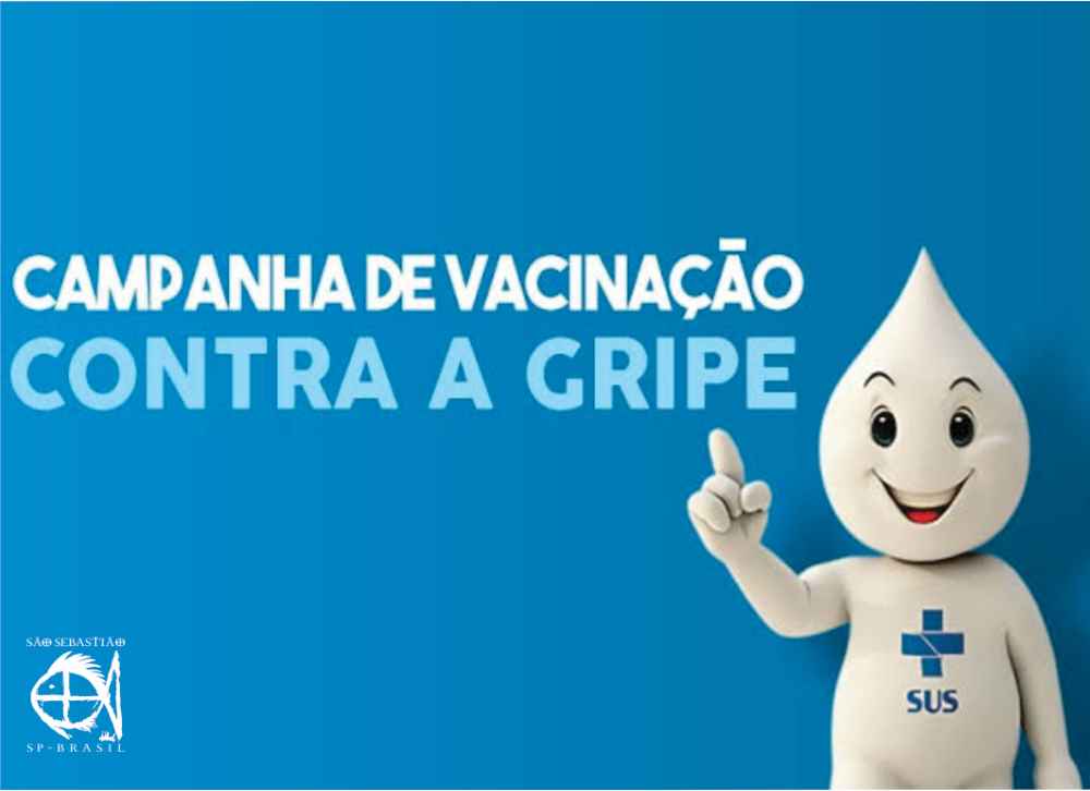 Campanha de vacinação contra a gripe começa na segunda-feira em São Sebastião