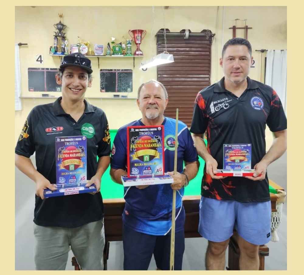 Atleta Salvador Sampaio é campeão de Snooker