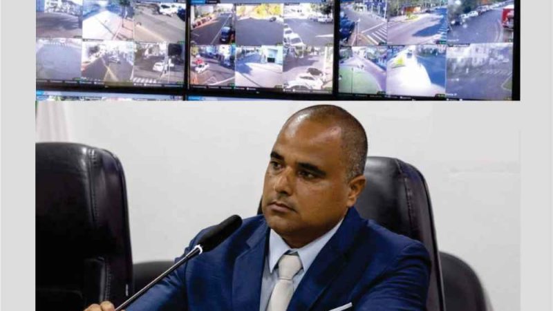 Edgar Celestino pede videomonitoramento com câmeras inteligentes, dotadas de reconhecimento facial